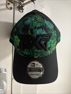 PXG Black & Green Tropical Embroidered Golf Cap